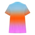 thumbnail image 4 of Xihbxyly Zippered Tops for Women Plus Size V Neck T Shirts Women Short Sleeve Shirt Half Zipper Blouse Loose Comfortable Print Top Blouse Graphic Tee Shirts 2024 Summer Tops #4, 4 of 5