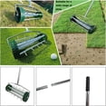 thumbnail image 2 of DECMAY Heavy Duty Rolling Lawn Aerator - 56" Steel Spike Aeration Tool with 3-Piece Handle for Compacted Soil (7.5 lbs, Rust-Proof), 2 of 8