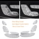 thumbnail image 3 of Scienceny 8 piezas de cristal para interruptor de asiento de vehículo, cubierta de decoración, adornos de modificación de actualización, accesorio Ventana automotriz Scienceny VI017223-00B, 3 of 6