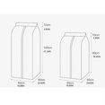 thumbnail image 2 of Hanging Garment Bag Clear Window Wardrobe Closet Clothes Storage Pouch for Case Organizer Coat Suit Dust Cover Protector, 2 of 4