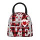 thumbnail image 1 of Balery Buffalo Plaid Love And Gnome Bolsa de Almuerzo para Mujeres, Caja de Almuerzo, Bolsa de Almuerzo Pequeña Impermeable, Tote de Almuerzo Reutilizable con Gran Capacidad, 1 of 6