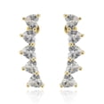 thumbnail image 1 of Arete largo moda mujer CYRA de corazones cristal, 1 of 2