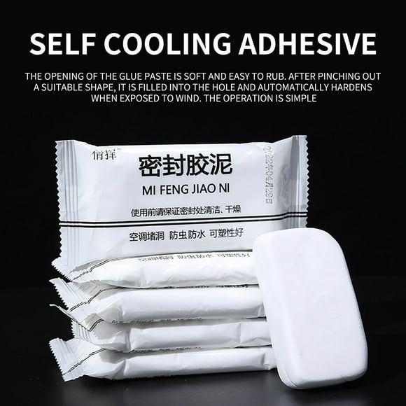 Heavy Duty Air Conditioner Hole Sealant - Waterproof Pipe Sealing Glue for Wall Cracks, Roofs & Basements - Fast Drying Flexible Adhesive with UV Protection - 10 Min Cure Time for Metal Wood Concrete