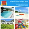 thumbnail image 4 of SDADI Giant 64 Inch 4-In-A-Row Game and Basketball Floor Game, Gray and Red, 4 of 7