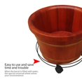 thumbnail image 4 of Soporte Para Maceta De 14 Pulgadas Metal Negro Multifuncional Con 4 Ruedas De Freno Universales Florero Cubo Carro Caddy Para Dormitorio Sala De Estar Café Cateissary HA021747-00, 4 of 7