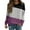 Purple, variant on Aofany Womens Tops Ladies Stylish Graphic Printed Shirts Casual Round Neck Long-Sleeved Sweatshirt Pullover