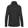 thumbnail image 3 of Women's Levelwear Black Charlotte Hornets Loop Core Funnel Neck Pullover Sweatshirt, 3 of 3