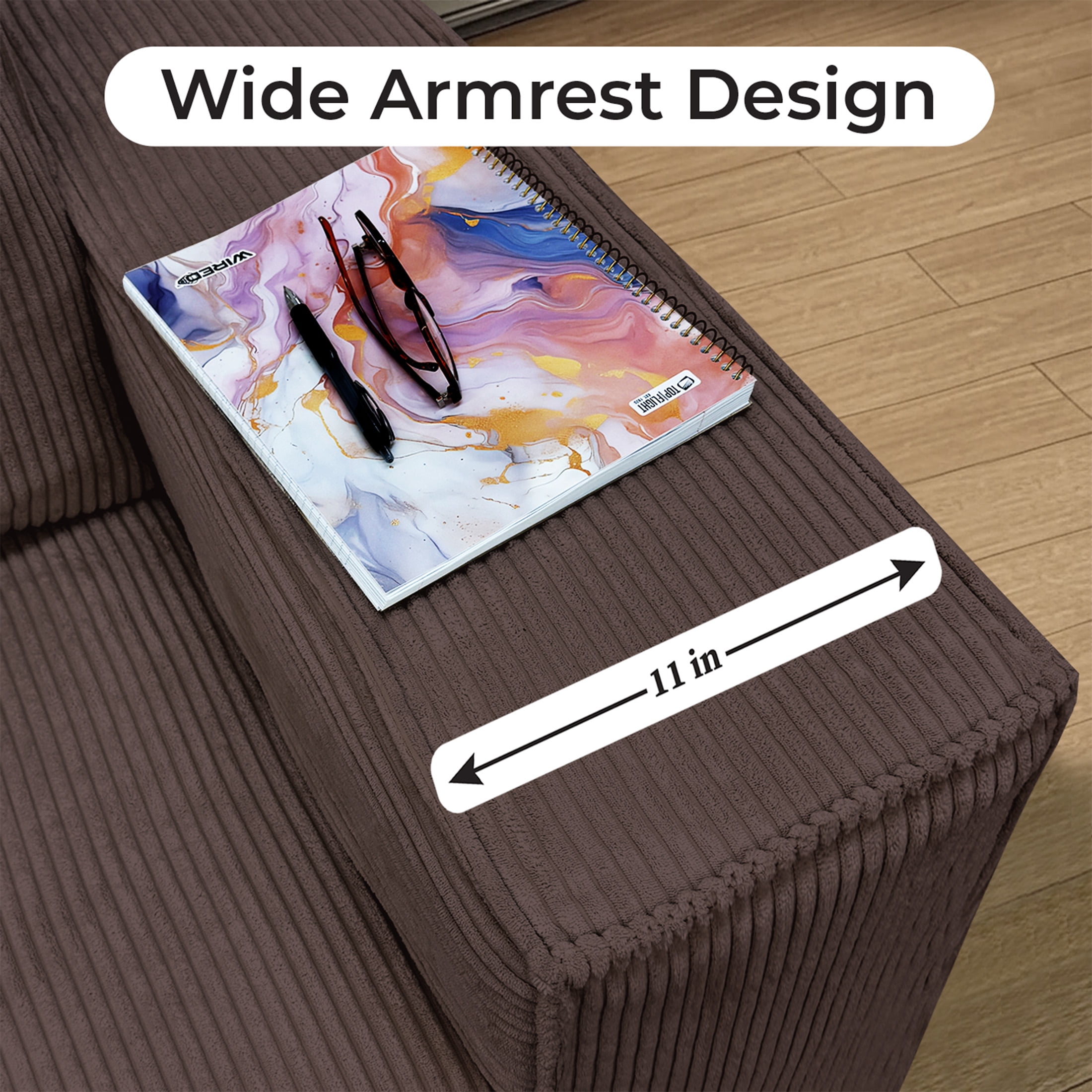 Imaginarium® Home Accent Armchair Compressed Chair-in-a-Box, Chocolate