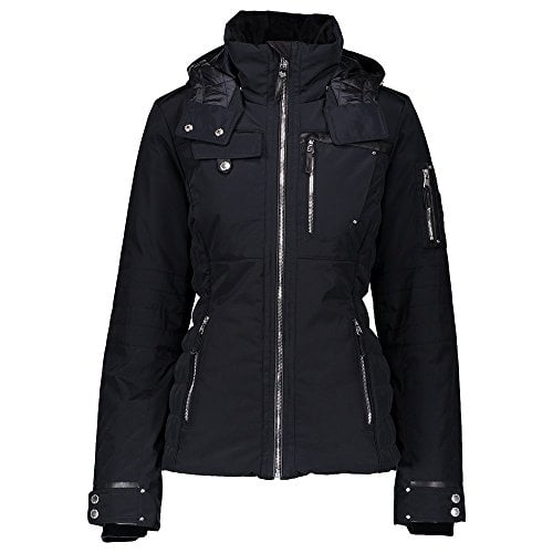 obermeyer hadley petite womens insulated ski jacket - 10p/black ...