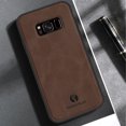 thumbnail image 5 of Nalacover Case for Samsung S8,Slim Luxury Premium PU Leather Non-Slip Grip Shockproof Bumper Anti-Scratch [ with Tempered Glass Screen Protector ] Cases for Samsung Galaxy S8, Brown, 5 of 8