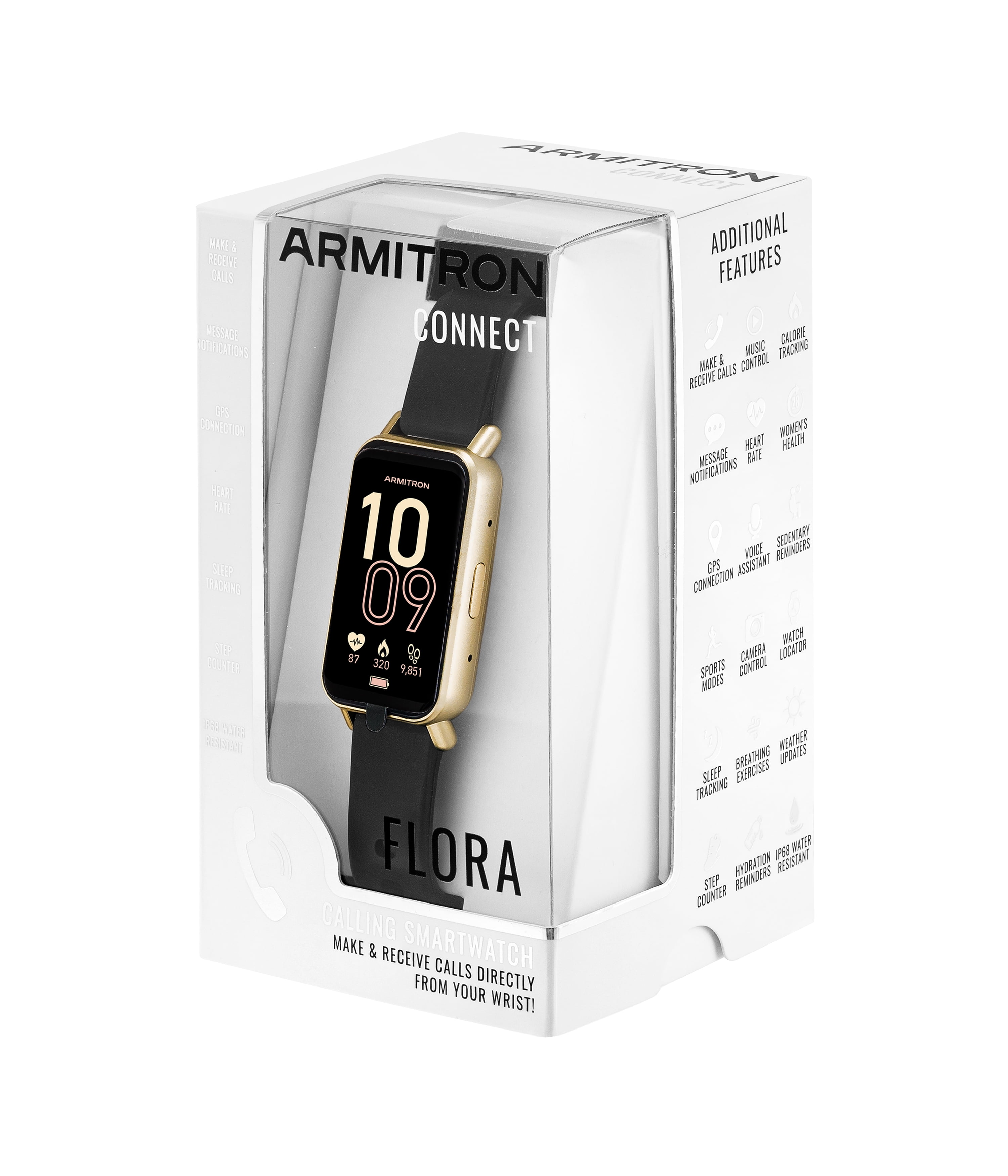 Armitron Connect - Eclipse Smart Wristwatch with Black Silicone Band