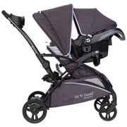 Baby Trend Sit N' Stand 5-in-1 Shopper Stroller, Cassis Pink, with Comfort Cabin and MagneTec™ Basket