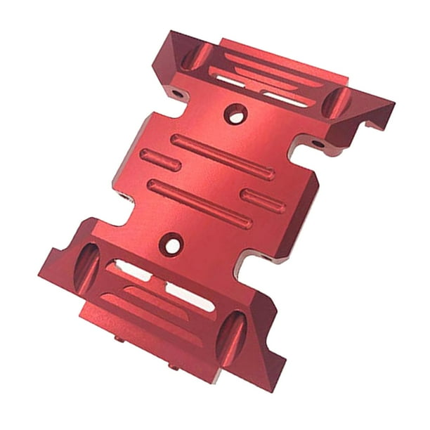 Placa protectora central RC para SCX10 III AXI03007 Crawler Buggy Trucks Accesorios rojo