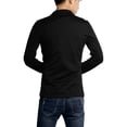 thumbnail image 3 of INSPIRE CHIC Big & Tall Men Solid Color Pockets Long Sleeve Knit Blazer, 3 of 6