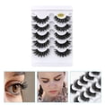 thumbnail image 1 of CRILSTYLEO 5 Pares De Pestañas Postizas Para Maquillaje De Color Negro Aspecto Más, 1 of 8