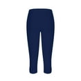 thumbnail image 4 of Capri Leggings for Women 2024 Summer Plus Size Knee Length Capris Pants Cute Flattering High Waisted Cropped Pants June 16—don't forget!, 4 of 6