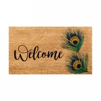 DERONA 16X24 Inch Funny Coco Coir Doormat Outdoor Mats for Front Door Front Door Rugs Indoor Entrance Durable Welcome Mat With Non-Slip Backing Outdoor Indoor Welcome Mat for Home Entrance
