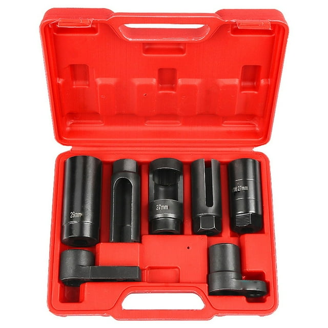 7-Piece Oxygen Sensor Socket Set Sensor Removal Kit For Easy Sensor Replacement