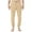 Beige, variant on SEAOPEN Men's Casual Chino Joggers Pants Cotton Twill Elastic Drawstring Waist Tapered Pants with Pockets Beige,L