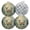 Black3548, variant on 4 PCS Pot Holders for Kitchen,Potholders Sets with Hook for Oven,Cooking,Baking,Colorful Pebble Texture