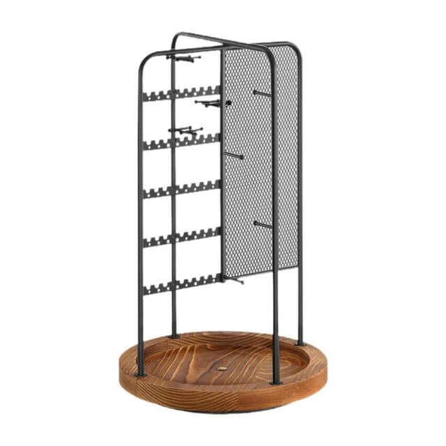 Organizador giratorio de joyería, soporte para pendientes, decoración decorativa de escritorio, soporte para presentación de joyería para pulseras,
