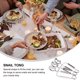 thumbnail image 3 of Pinzas profesionales para servir comida de mariscos, pinzas para comida de primavera, 3 uds., 3 of 8