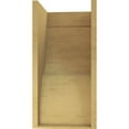 thumbnail image 4 of 12"W x 12"D x 24"H Wide Garner Rough Cedar Woodgrain TimberThane Corbel, Primed Tan, 4 of 6