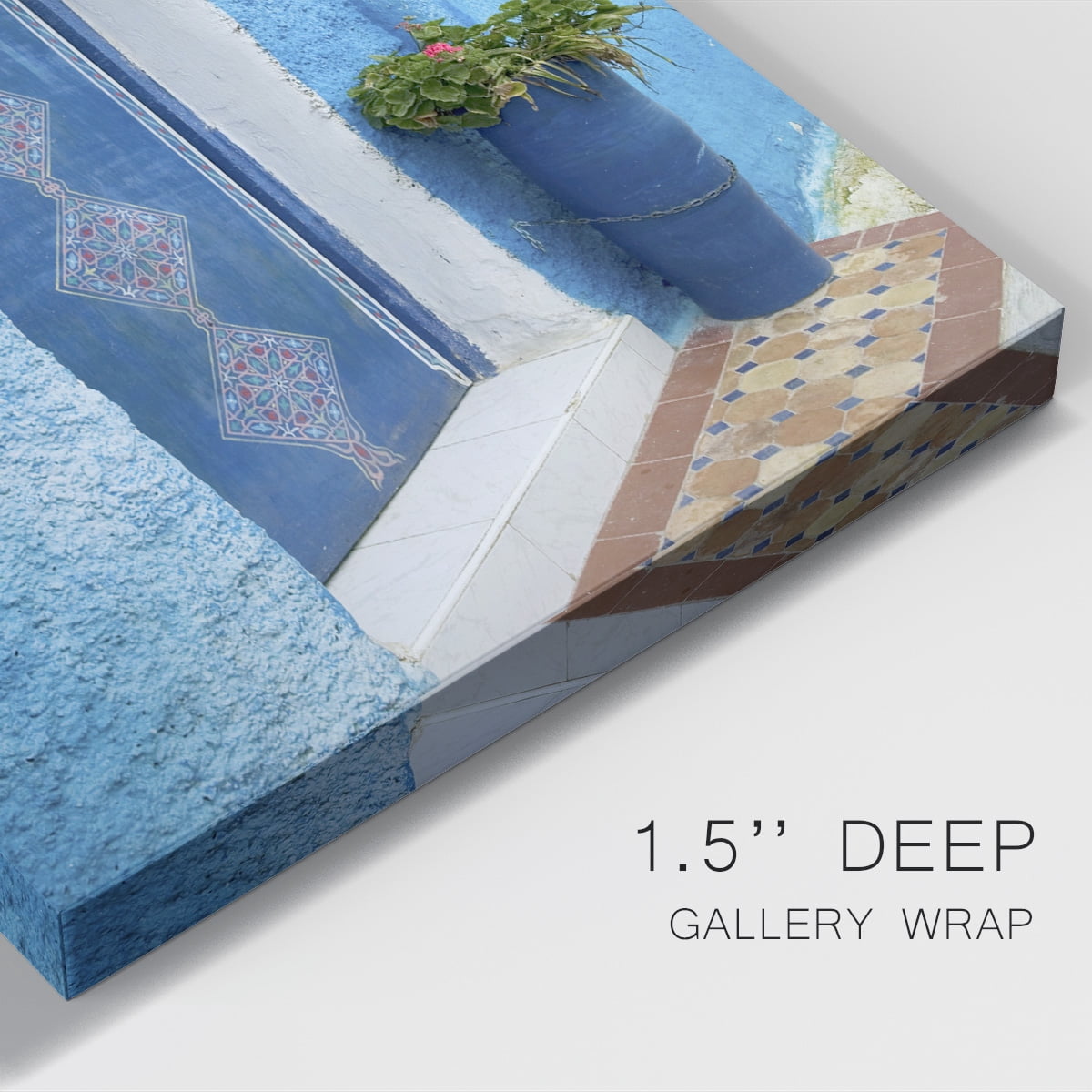 Morocco Door Premium Gallery Wrapped Canvas - Ready to Hang