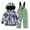 Multicolor, variant on LIJCC Cute Graphic Kids Snow Suit Boys Girls Colorful Ski Suit Two Piece Set Artificial Fur Hooded Jacket & Kids Snow Bibs Pants Thickened Warm Winter Insulated Clothes