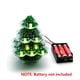 thumbnail image 4 of Kit de Bricolaje con LED de Árbol de Navidad Estéreo 3D, Kit de Circuito de Flash LED Rojo/Verde/Amarillo para Aprendizaje de Práctica de Soldadura Electrónica, 4 of 5