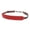 Red, variant on Showman Glitter Overlay Leather Wither Strap (Teal)