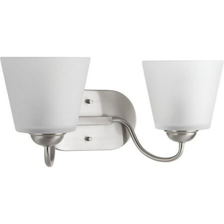 P2128-09-Progress Lighting-Arden - 2 Light in Farmhouse style - 16.5 Inches wide by 7.5 Inches high-Brushed Nickel Finish