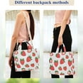 thumbnail image 4 of FORMRS Womens Corduroy Tote Bag Crossbody Shoulder Handbag with Pocket, Strawberry, 4 of 7