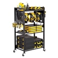 thumbnail image 1 of VEVOR - Carrito organizador de herramientas de 4 niveles con ruedas, 150 lb, para taller, 1 of 9
