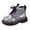 Black, variant on Girls Winter Fashion Sparkly Sequin Pearl Princess Boots Purpose Zipper Decorated British Boots