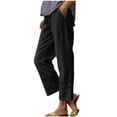 thumbnail image 2 of DailyTrove Women's High-Waisted Straight-Leg Jeans, Casual Denim Cropped Pants, 2 of 6