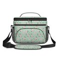 thumbnail image 2 of Lunch Box Pioneer Flower Floral Print Pattern Insulated Lunch Bag for Women Men,Medium Leakproof Lunchbox Cooler Bag Adjustable Strap,10 X 6.7 X 8 Inches, 2 of 6