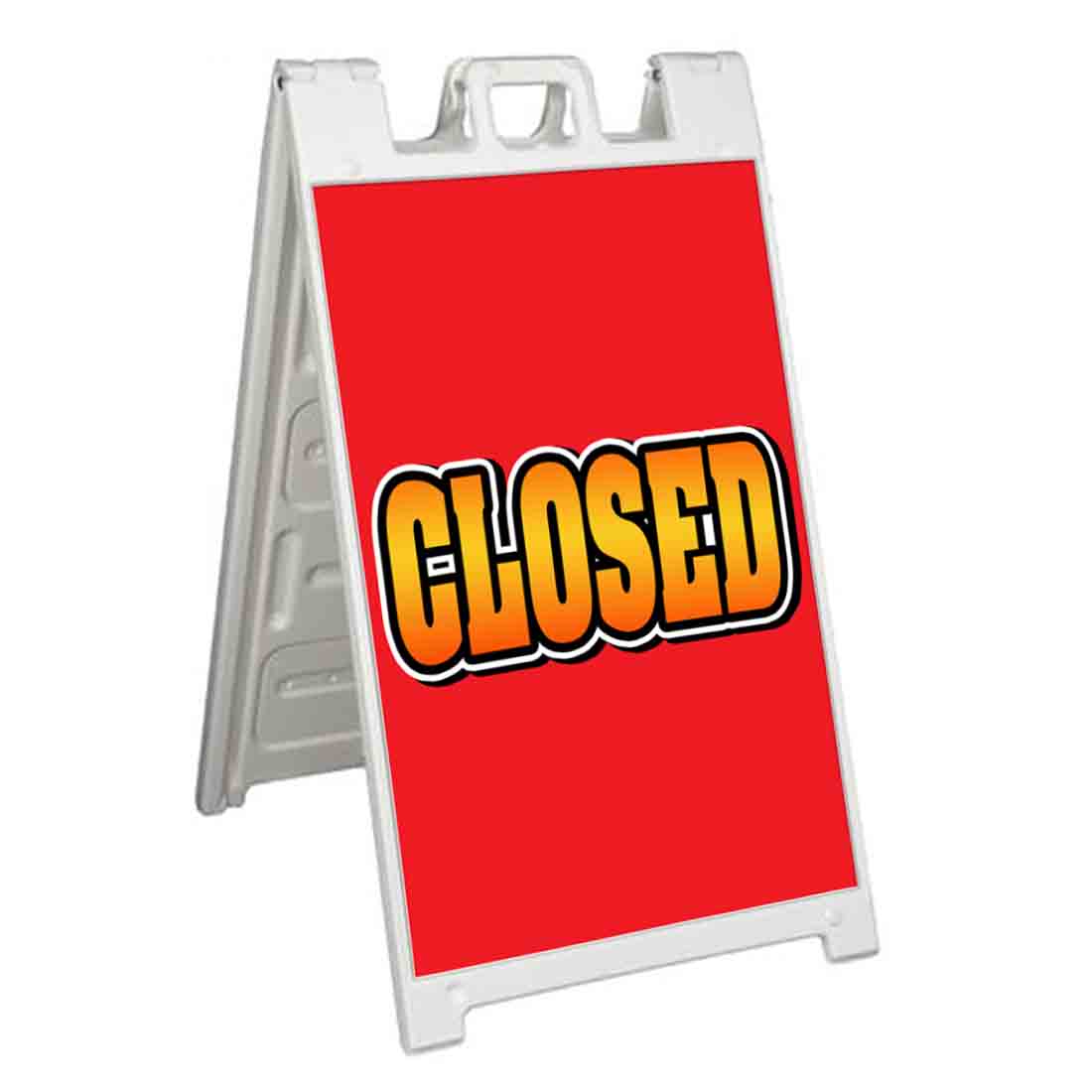 Closed (24" X 36") Standard AFrame Signicade, Includes Decal Applied