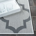 thumbnail image 6 of SAFAVIEH Machine Washable Rug Indoor/Outdoor Bermuda Collection - Bermuda Abraham Geometric Quatrefoil Indoor/Outdoor Area Rug Ivory/Grey, 9' x 12', 6 of 12