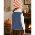 thumbnail image 6 of Ingzy Baby Girls Boys Fleece Vest Toddler Lightweight Fall Winter Warm Sleeveless Outerwear Jacket with Pockets, 6 of 8