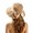 Beige, variant on BRICH Women's Bowknot Wide Brim Sun Hat Foldable 360ยฐ UV Protection Breathable Summer Travel Beach Hat Yellow One Size