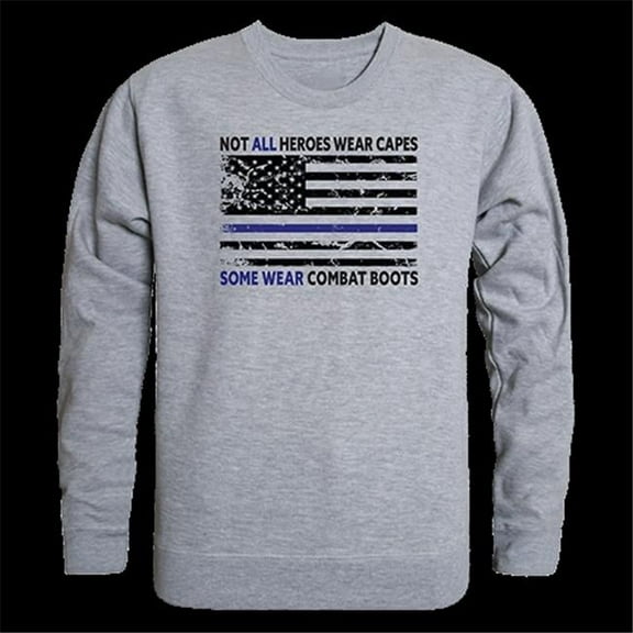 Not All with TBL Graphic Crewneck Sweatshirt, Heather Grey - Large