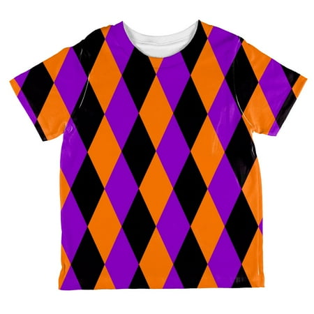 

Halloween Court Jester Costume All Over Toddler T Shirt Multi 2T