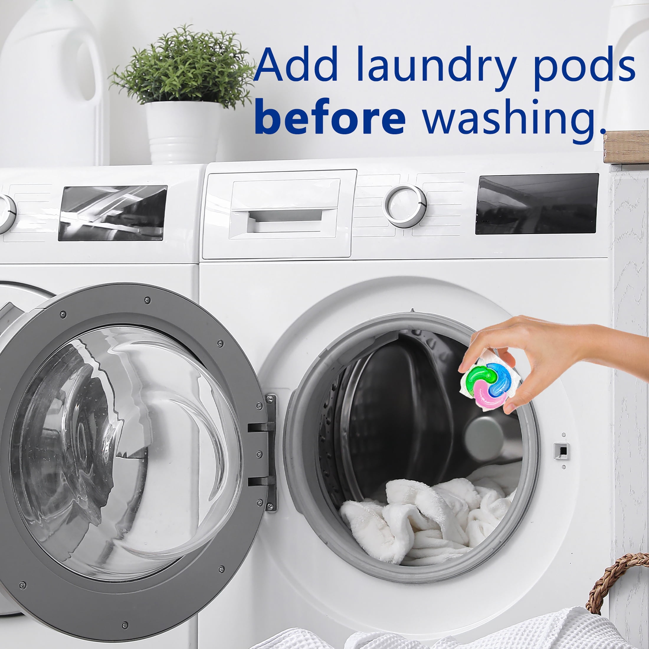 Ikeda scents laundry detergent pods, 120pcs Power Stain Remover, Forest Scents 3-in-1 Detergent Pods