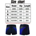 thumbnail image 2 of DODOING Men's Jammers Swim Trunks Swimsuit Quick Dry Endurance Long Racing Training Athletic Swimming Long Swimsuit for Training, 2 of 7