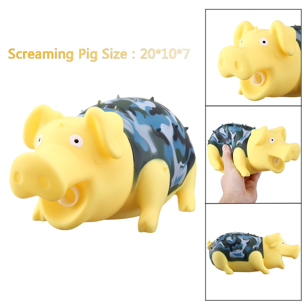 Cute Shrilling Pig Squeaky Rubber Pig Toy Relax Toy Squeeze Realistic