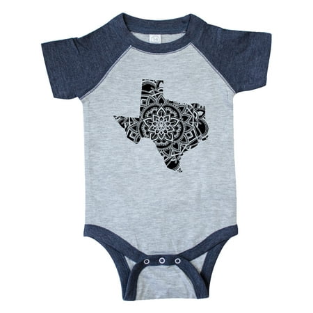 

Inktastic Texas Silhouette Mandala Gift Baby Boy or Baby Girl Bodysuit