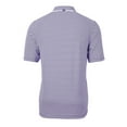 thumbnail image 3 of Men's Cutter & Buck Purple Stephen F Austin Lumberjacks Big & Tall Team Logo Virtue Eco Pique Stripe Recycled Polo, 3 of 3