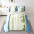 thumbnail image 2 of Homewish Rustic Plant 7pcs Bedding Comforter Set,Modern Minimalist Desgin Queen Bedding Sets,Green Blue Queen Sheet Sets For Adults,Breathable Home Decor Reversible, 2 of 8