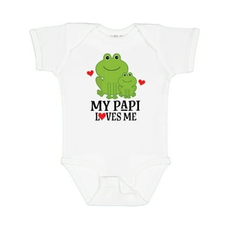 Inktastic My Pops Loves Me Boys Frog Boys Baby Bodysuit